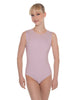 Solid Lycra Sleeveless Open Back Leotard