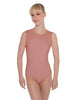 Solid Lycra Sleeveless Open Back Leotard