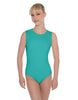 Solid Lycra Sleeveless Open Back Leotard