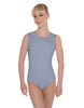 Solid Lycra Sleeveless Open Back Leotard
