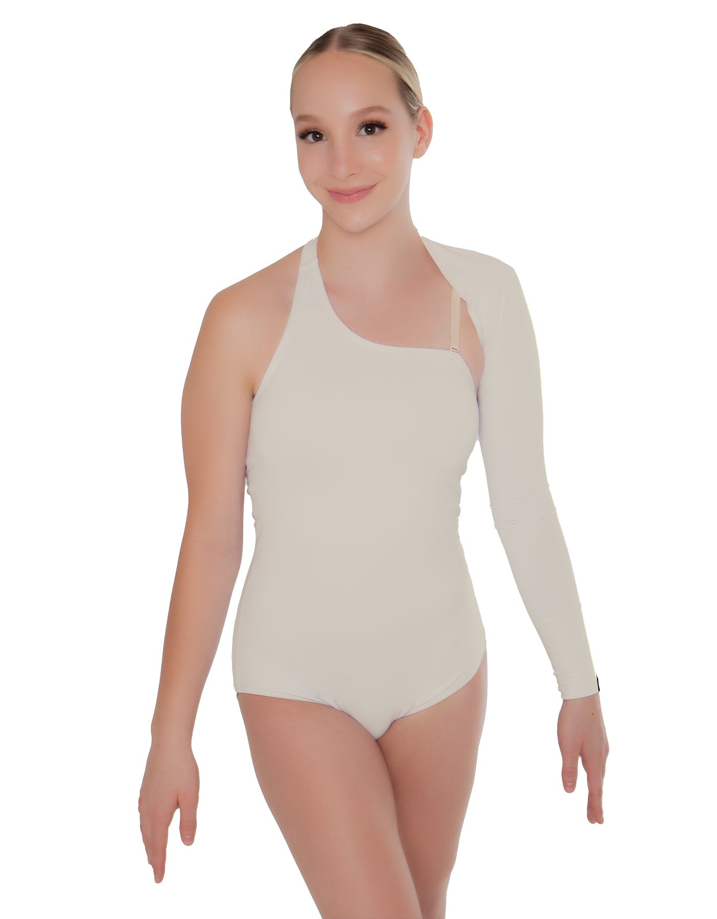 Solid Lycra One Sleeve Leotard