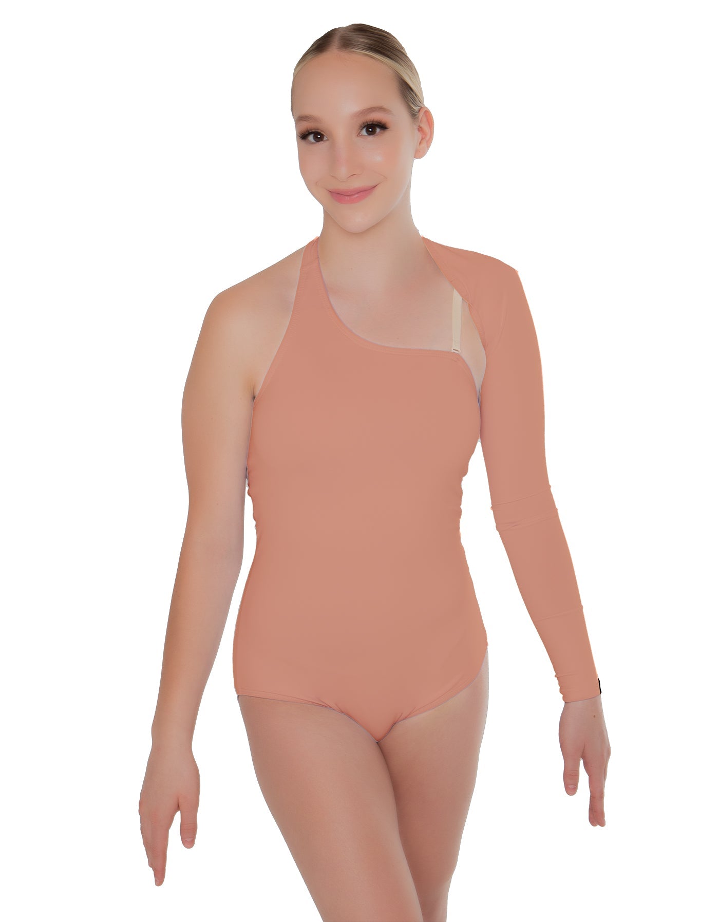 Solid Lycra One Sleeve Leotard