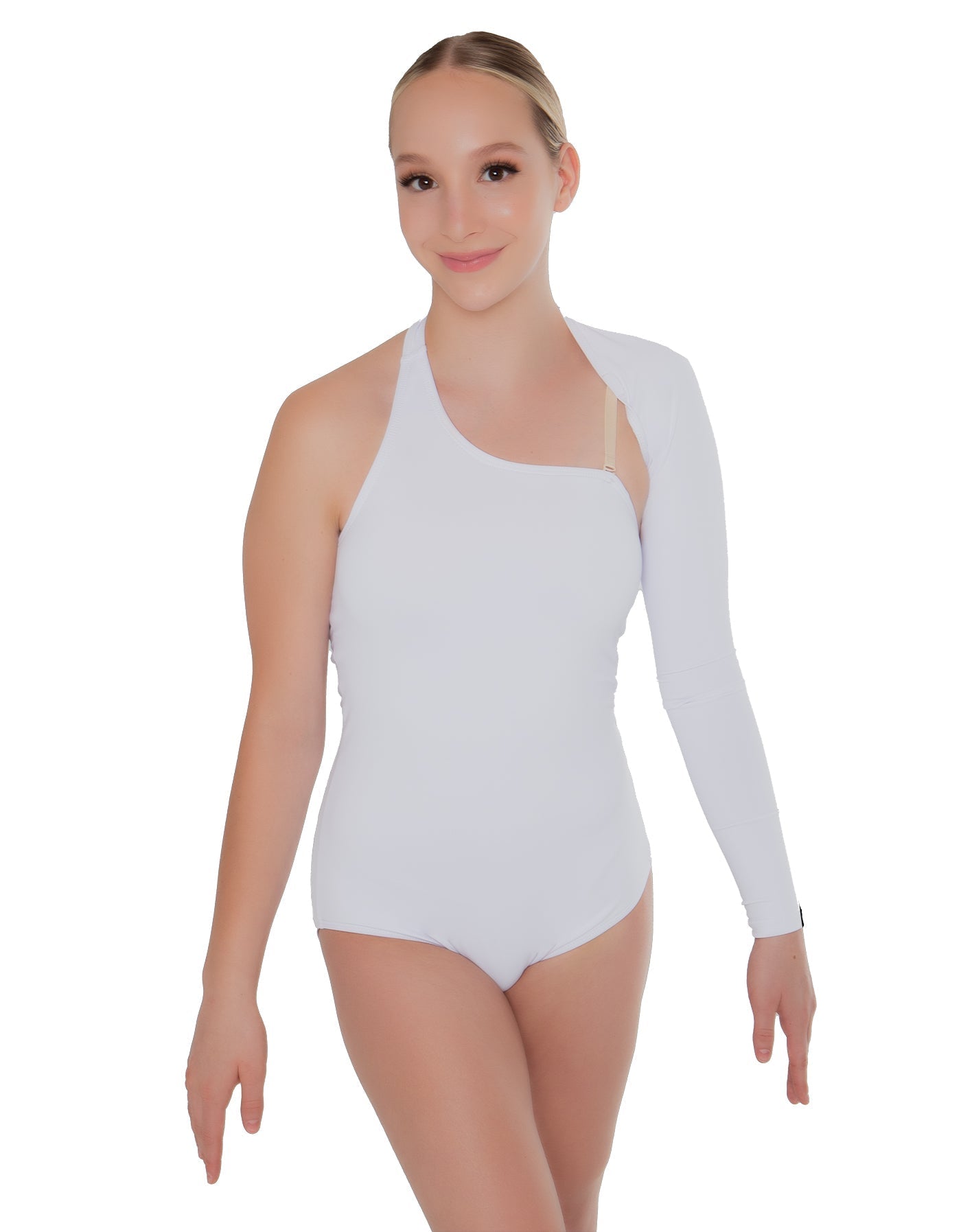 Solid Lycra One Sleeve Leotard