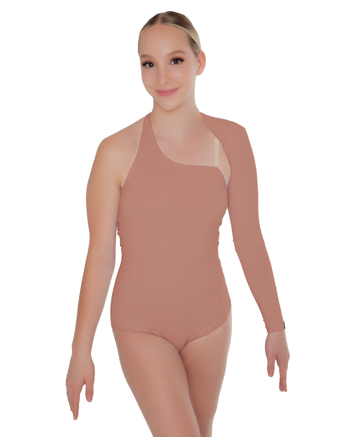 Solid Lycra One Sleeve Leotard