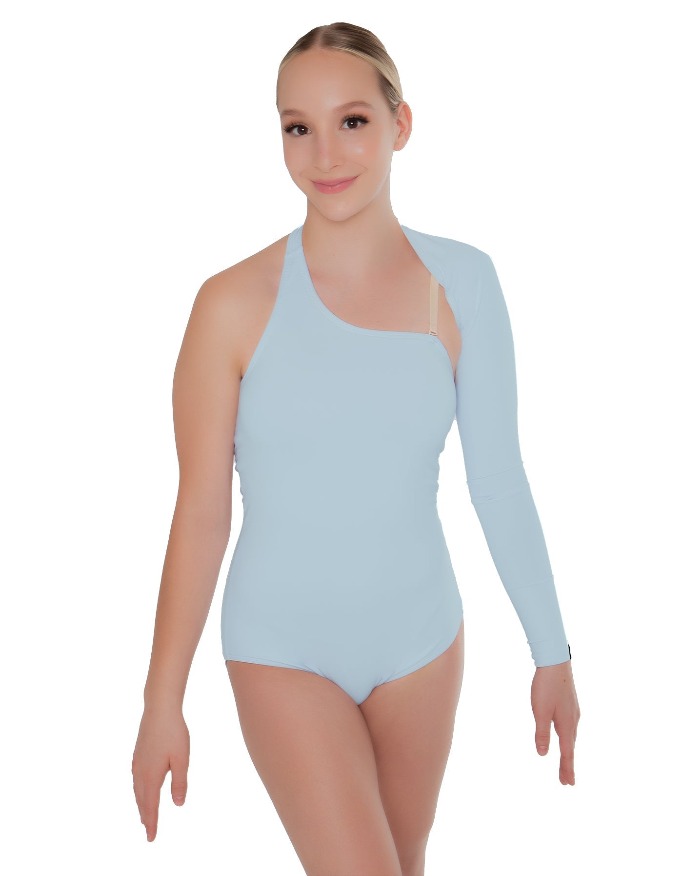 Solid Lycra One Sleeve Leotard