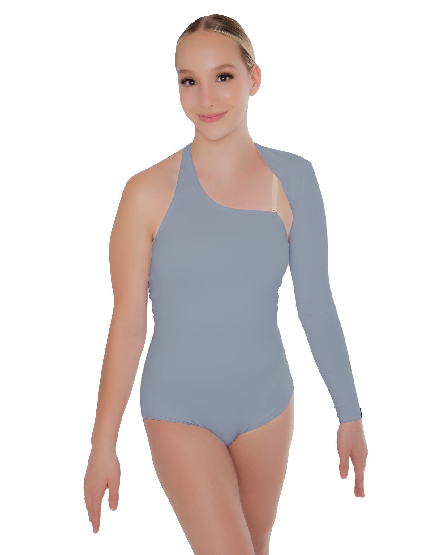 Solid Lycra One Sleeve Leotard