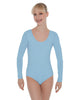 Solid Lycra LS Open Back Leotard