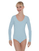 Solid Lycra LS Open Back Leotard