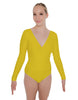 Solid Lycra LS Crossover Leotard