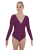 Solid Lycra LS Crossover Leotard
