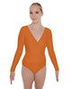 Solid Lycra LS Crossover Leotard