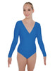 Solid Lycra LS Crossover Leotard