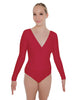 Solid Lycra LS Crossover Leotard