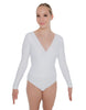 Solid Lycra LS Crossover Leotard
