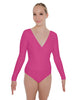 Solid Lycra LS Crossover Leotard