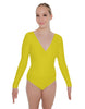 Solid Lycra LS Crossover Leotard