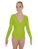 Solid Lycra LS Crossover Leotard