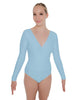 Solid Lycra LS Crossover Leotard