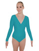 Solid Lycra LS Crossover Leotard