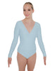 Solid Lycra LS Crossover Leotard
