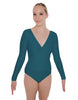 Solid Lycra LS Crossover Leotard