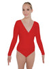 Solid Lycra LS Crossover Leotard