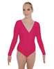 Solid Lycra LS Crossover Leotard
