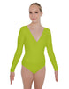 Solid Lycra LS Crossover Leotard