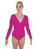 Solid Lycra LS Crossover Leotard