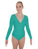 Solid Lycra LS Crossover Leotard
