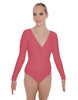Solid Lycra LS Crossover Leotard