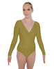 Solid Lycra LS Crossover Leotard
