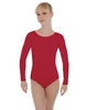 Solid Lycra LS Open Bow Back Leotard