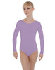 Solid Lycra LS Open Bow Back Leotard