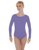 Solid Lycra LS Open Bow Back Leotard