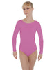 Solid Lycra LS Open Bow Back Leotard
