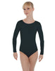 Solid Lycra LS Open Bow Back Leotard