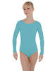 Solid Lycra LS Open Bow Back Leotard