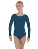 Solid Lycra LS Open Bow Back Leotard