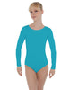 Solid Lycra LS Open Bow Back Leotard