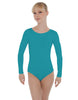 Solid Lycra LS Open Bow Back Leotard