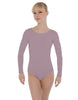 Solid Lycra LS Open Bow Back Leotard