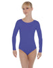Solid Lycra LS Open Bow Back Leotard