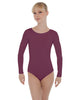 Solid Lycra LS Open Bow Back Leotard