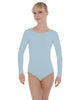 Solid Lycra LS Open Bow Back Leotard