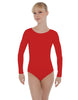 Solid Lycra LS Open Bow Back Leotard