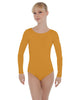 Solid Lycra LS Open Bow Back Leotard