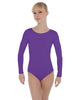 Solid Lycra LS Open Bow Back Leotard