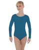 Solid Lycra LS Open Bow Back Leotard