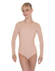 Solid Lycra LS Leotard Open Back
